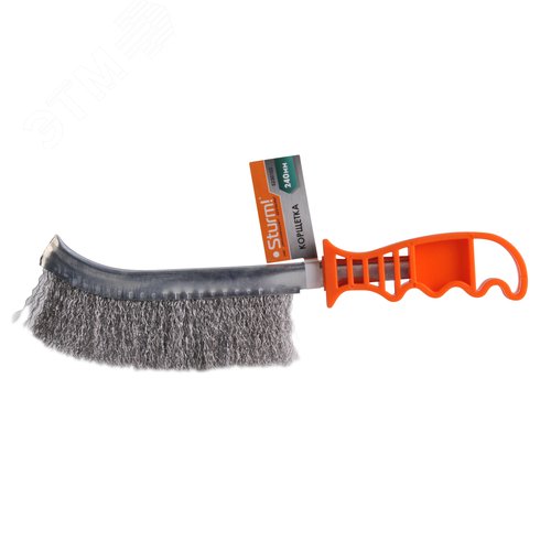 Изображение товара Корщетка со стальной щетиной и пластиковой рукояткой (шт)