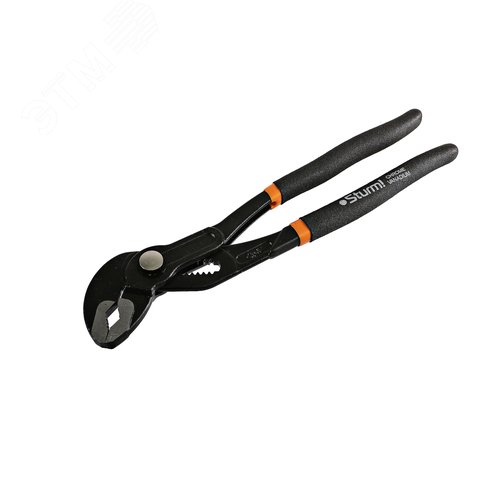 Изображение товара Клещи переставные 250 мм кнопочная система фиксации насечки на губках ПВХ рукоятка (шт)