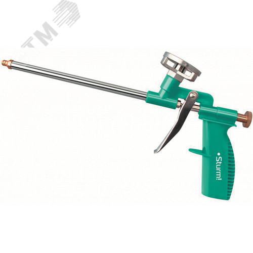 Изображение товара Пистолет для монтажной пены с пластмассовым корпусом железным курком и регулировочным винтом (шт)