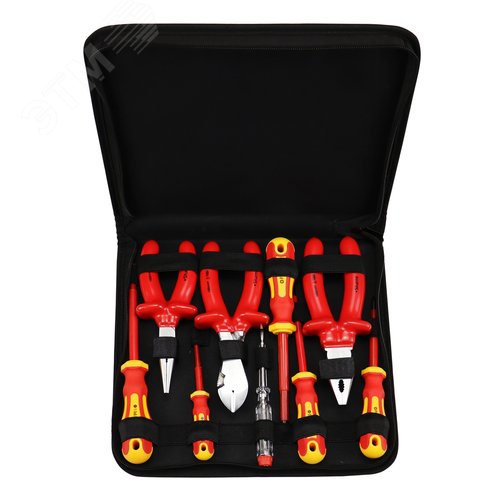 Изображение товара Набор диэлектрических инструментов 9 предметов (шт)