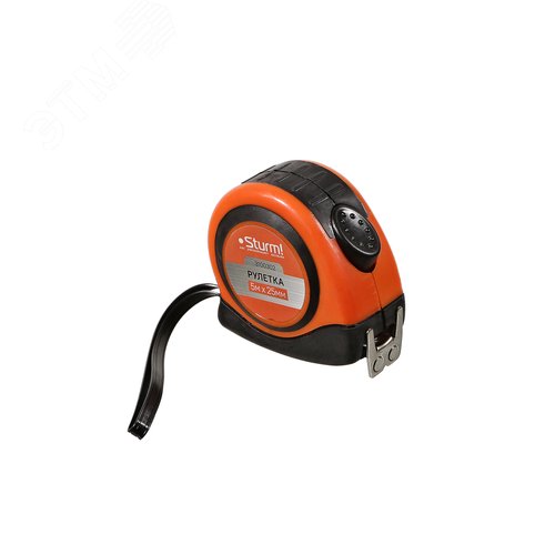 Изображение товара Рулетка с 2-х сторонней шкалой усиленный магнит обрезиненный корпус 2-ой зацеп 5м X 25мм (шт)