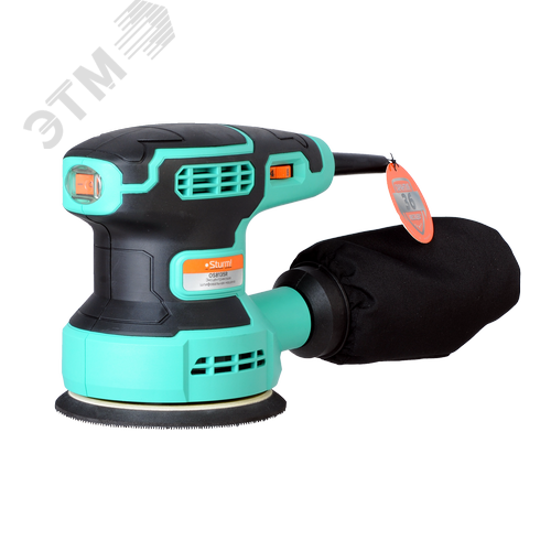 Изображение товара Эксцентриковая шлифмашина 350Вт 125 мм 5000-12000' об/мин пылесборник регулировка оборотов (шт)