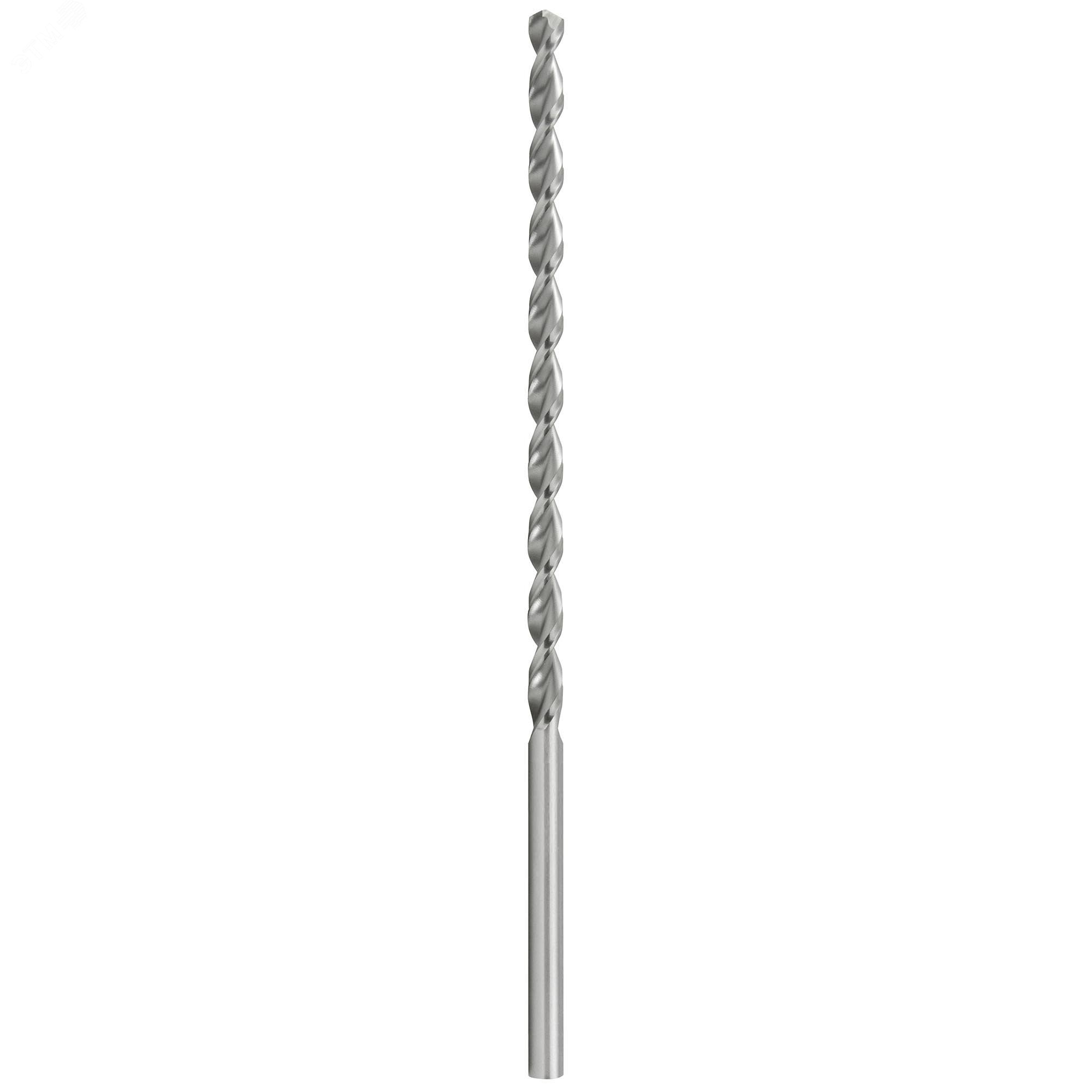 Изображение товара Сверло по металлу удлиненное 4,0x220/150мм DIN1869 h8 HSSE-Co5 130° PTG Германия