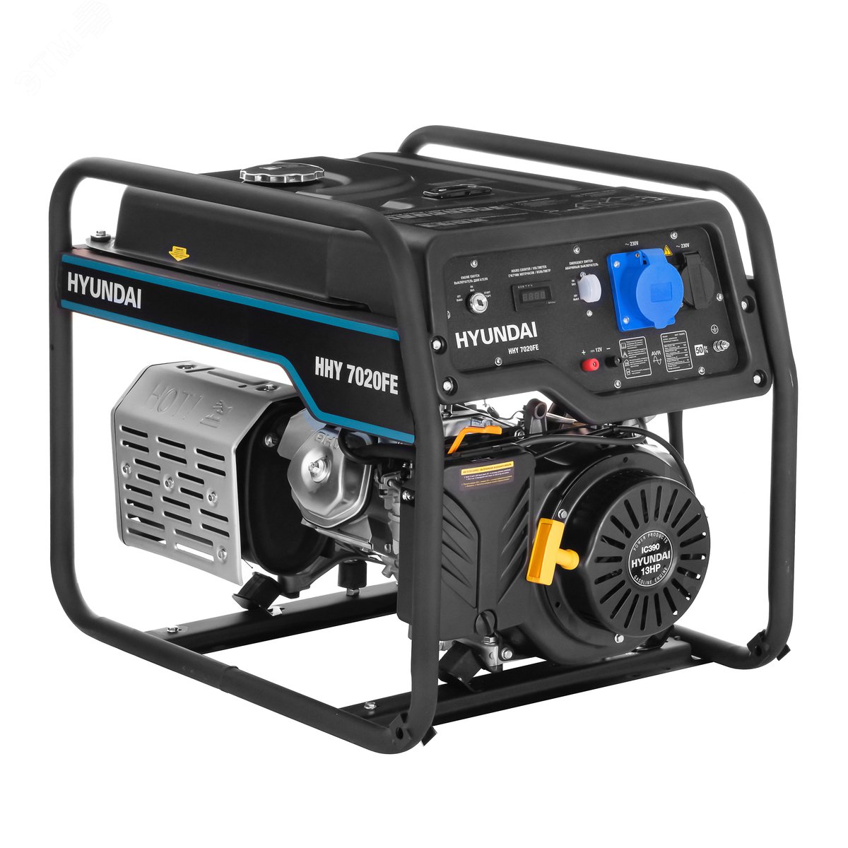 Изображение товара Генератор бензиновый HHY 7020FE (шт)