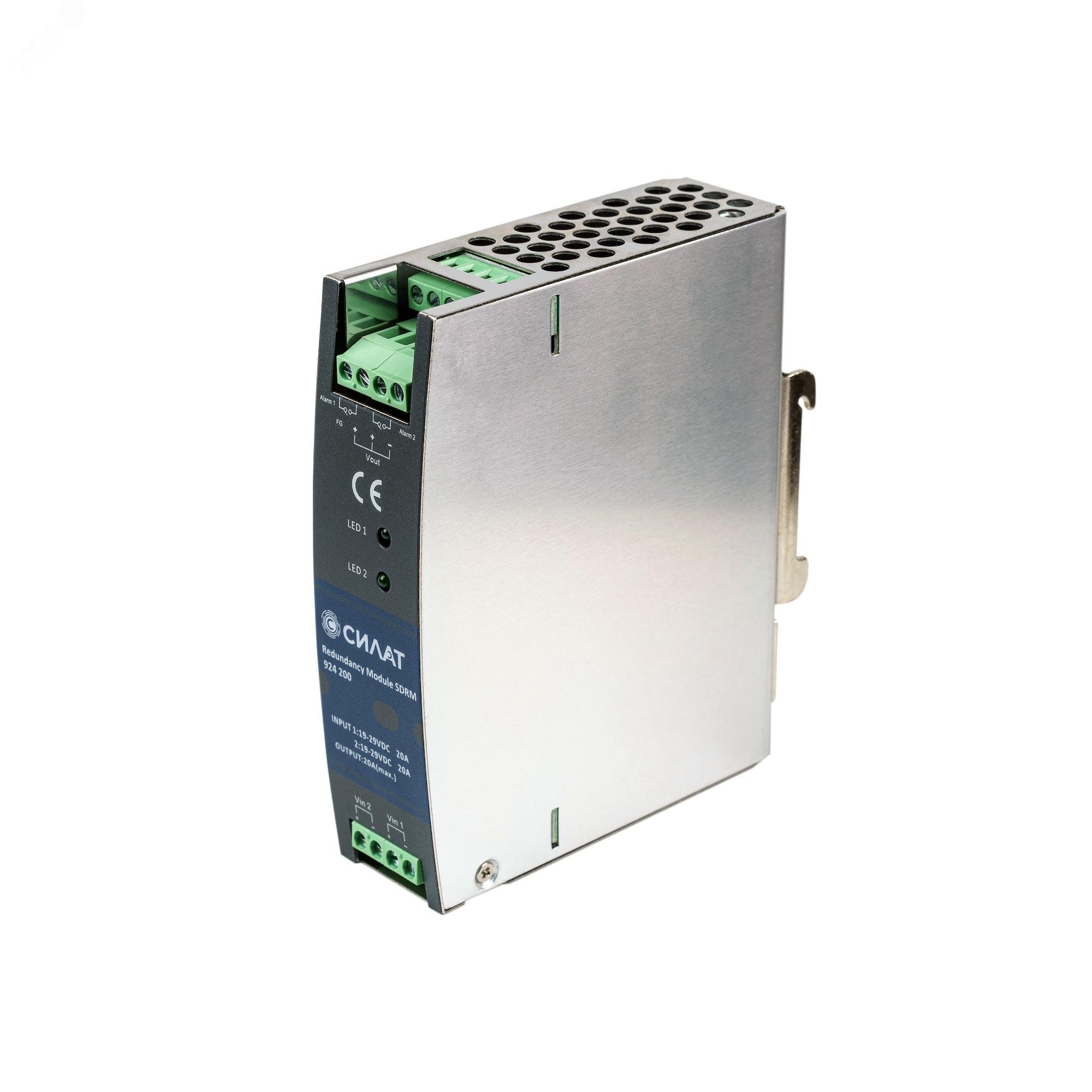 Изображение товара Модуль резервного питания на DIN-рейку 20A 24V от Силат