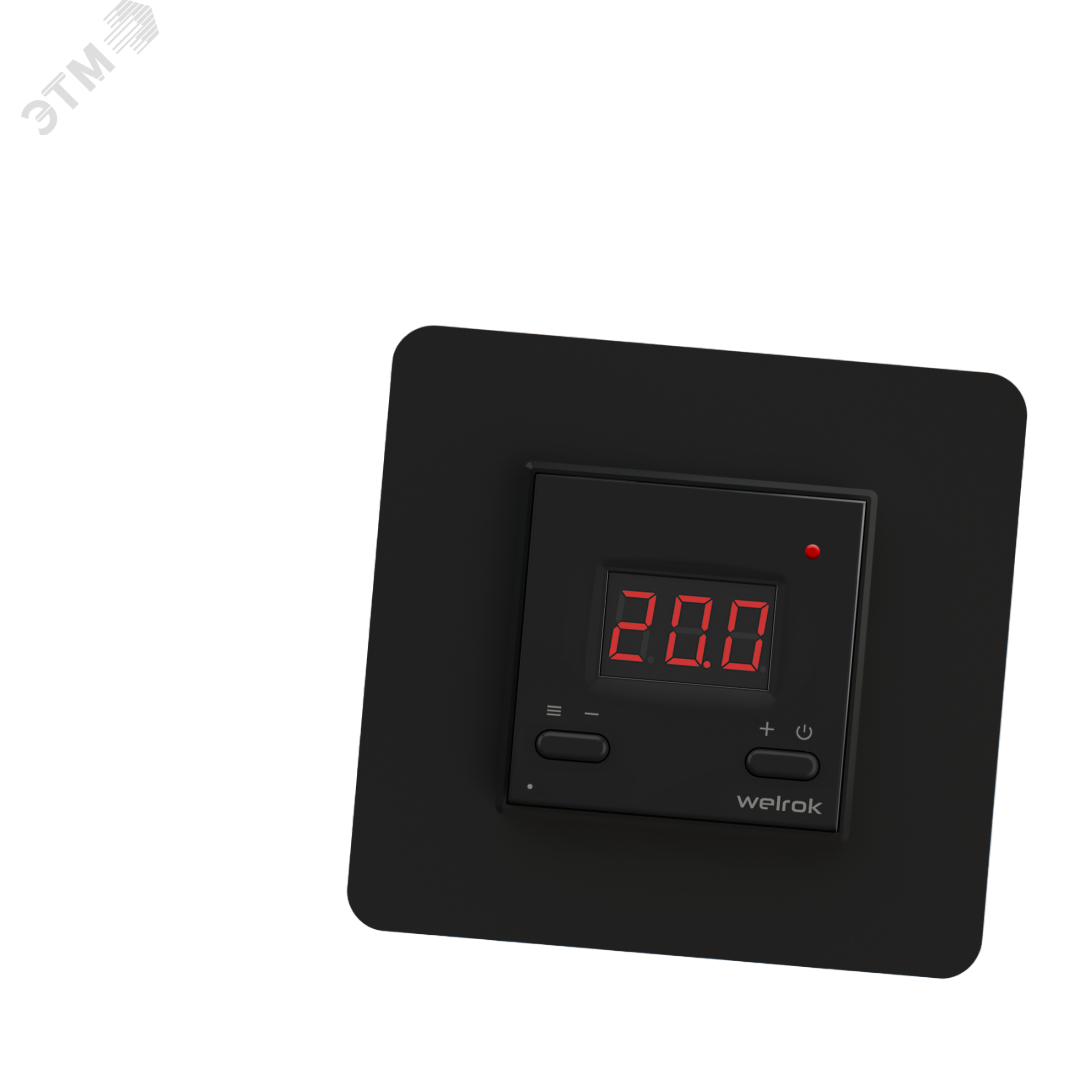 Изображение товара Терморегулятор az bk от WELROK для теплого пола Wi-Fi IP20