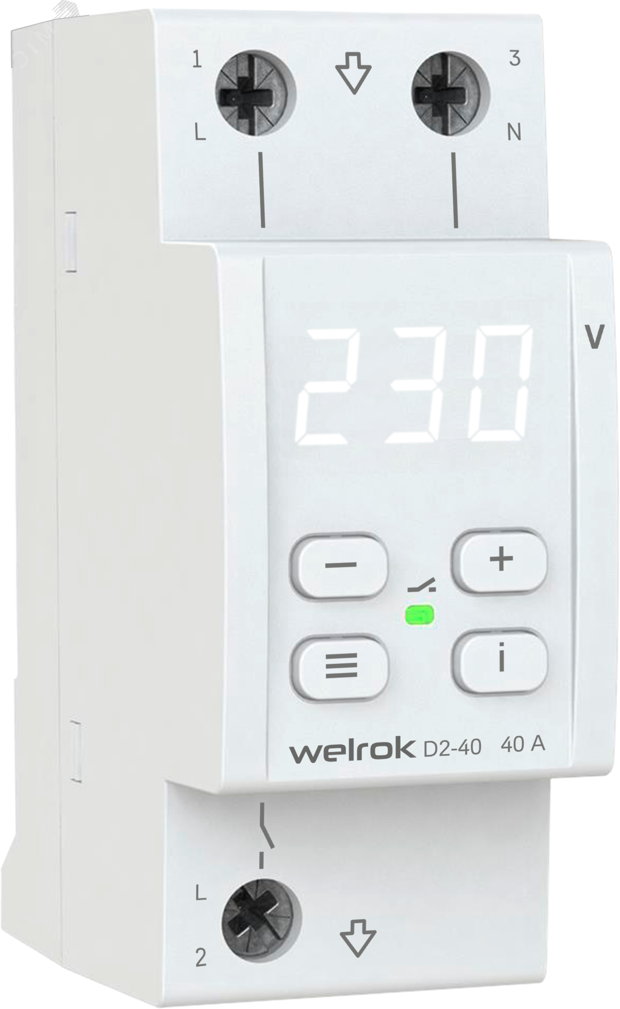 Изображение товара Реле напряжения D2-40 для защиты оборудования от перепадов