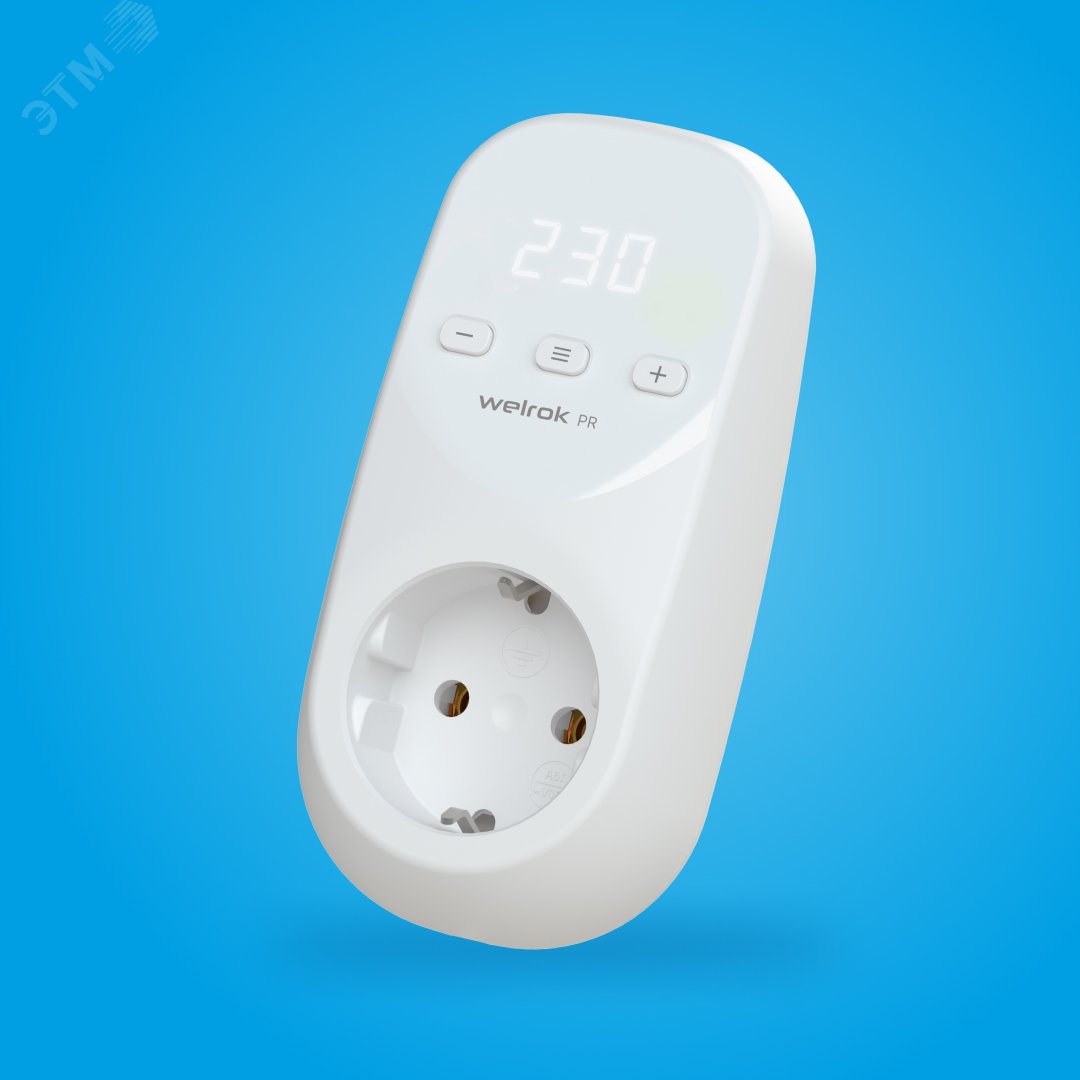 Изображение товара Реле напряжения Welrok PR для защиты бытовой техники