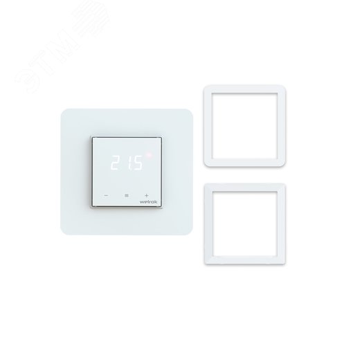 Изображение товара Терморегулятор для теплого пола сенсорный, белый (шт)
