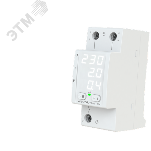 Изображение товара Многофункциональное реле, 32А, белая индикация (шт)