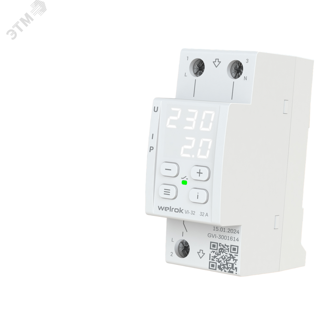 Изображение товара Реле напряжения c контролем тока VI-32 (шт)