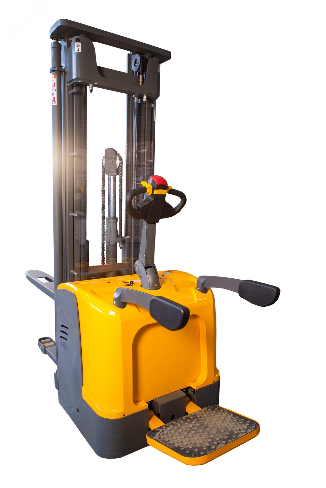 Изображение товара Самоходный электрический штабелер грузоподъемностью 1,5 т с платформой CDDK15-III