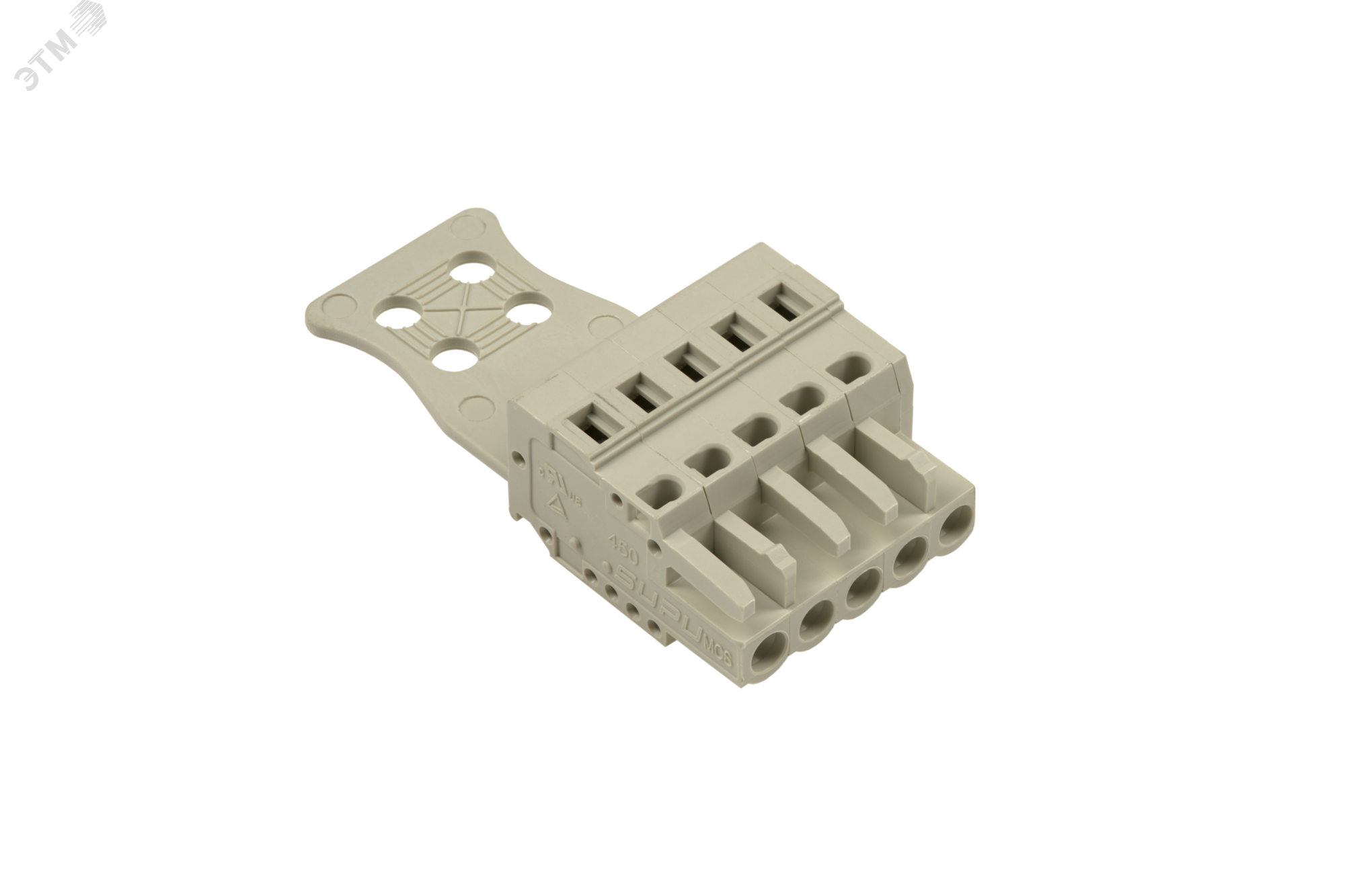 Изображение товара Розетка каб. MCS с защитной пластиной, шаг 5.0мм, 5 конт., сер. (шт)