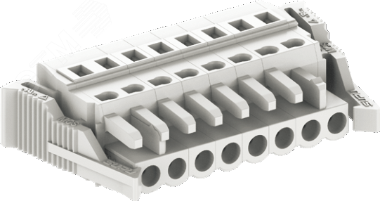 Изображение товара Клемма для печатных плат MCS с 5 контактами, серый SUPU
