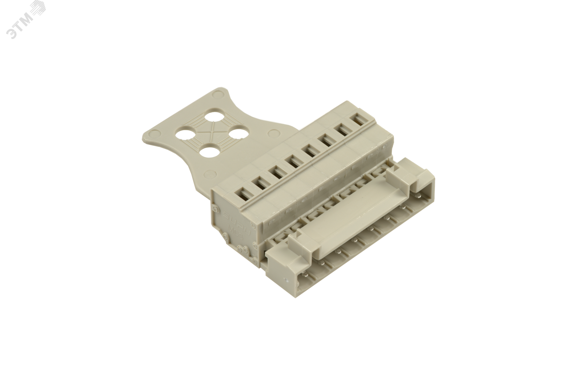 Изображение товара Клемма кабельная MCS с пластиной разгрузки натяжения 8 контактов Шаг 5.0мм
