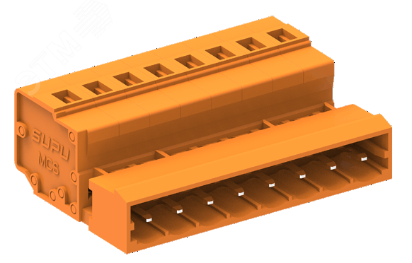Изображение товара Клемма кабельная MCS 24-контактная, оранжевая, 1000В