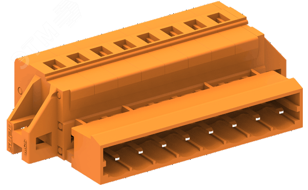 Изображение товара Клемма кабельная MCS с крепежным фланцем, 24 контакта, оранжевый