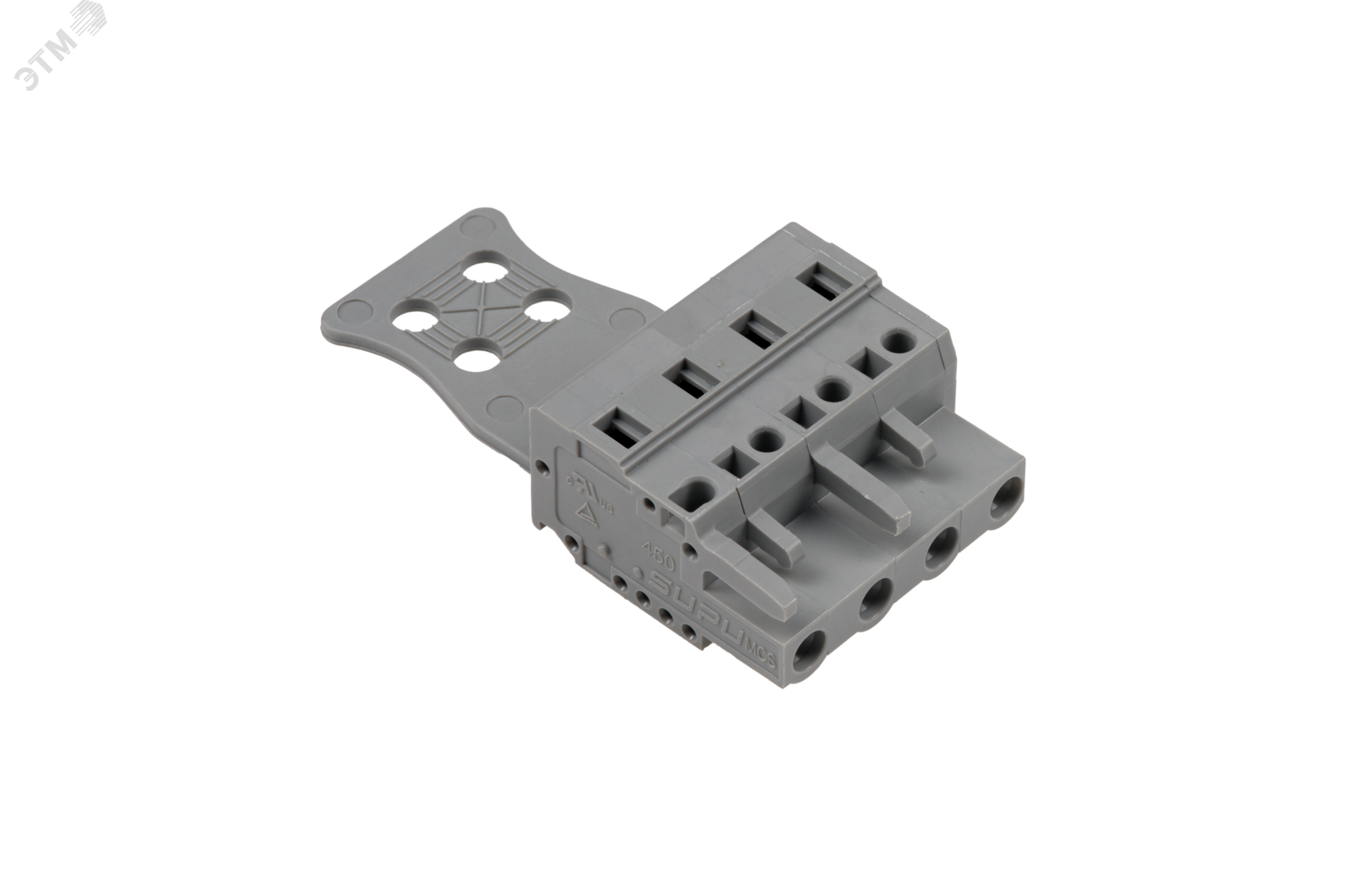 Изображение товара Клемма для пайки SUPU 4 контакта серый с защитой IP20