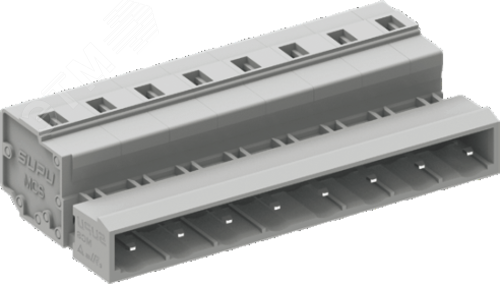 Изображение товара Клемма для печатных плат MCS SUPU 2 контакта, шаг 7.5мм, корпус PA66