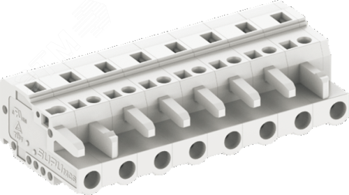 Изображение товара Клемма кабельная SUPU MCS 9 конт., шаг 7.5мм, серый