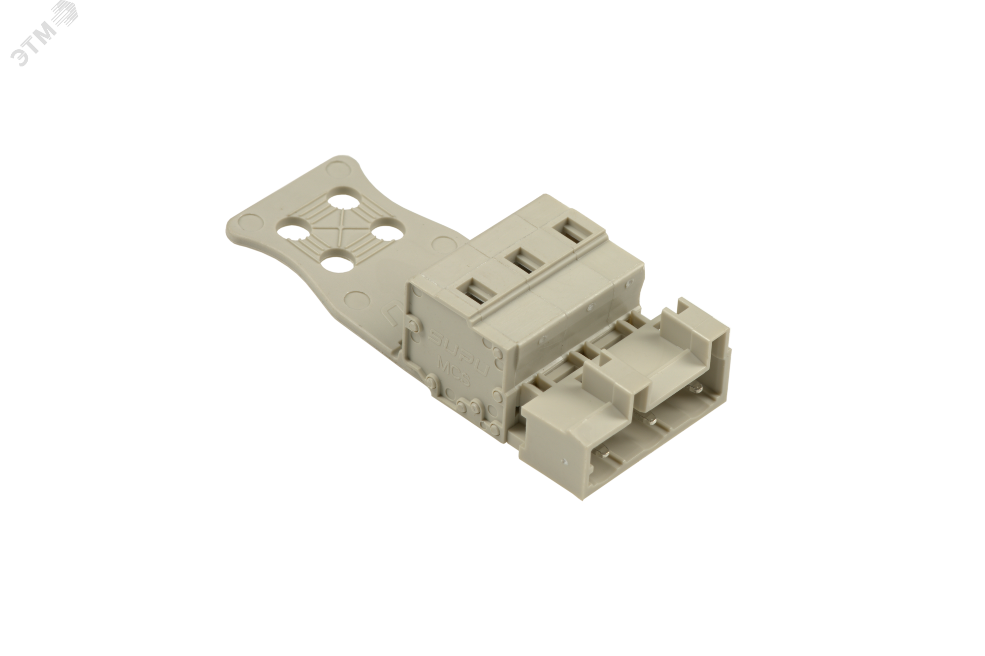 Изображение товара Вилка каб. MCS с разгрузкой, 3 контакта, серый, шаг 7.5мм2