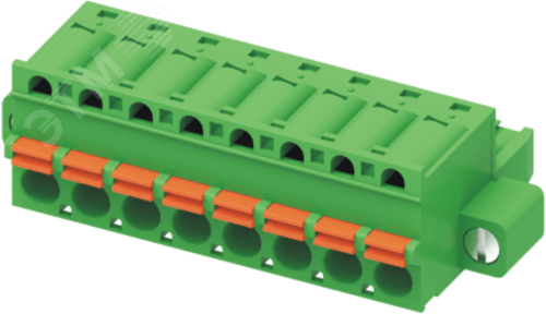 Изображение товара Клемма МС для печатных плат 16 конт, шаг 5.08мм, SUPU