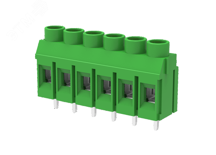 Изображение товара Клеммник винтовой на плату 7.5мм,02 контактов (под пайку) (шт)