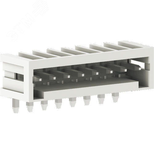 Изображение товара Клеммник гнездовой угловой, шаг 3,5мм , 06 контактов, светло серый (шт)