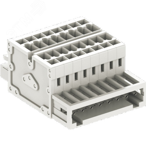 Изображение товара Аксессуар, шаг 3,5мм , 09 контактов, светло серый (шт)