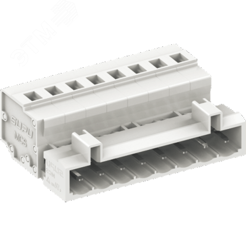 Изображение товара Клеммник штекерный с кодирующим ключом шаг 5,0мм , 02 контактов, светло серый (шт)