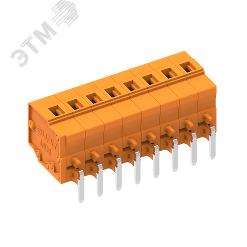 Изображение товара Клеммник штекерный, шаг 5,08мм , 04 контактов, оранжевый (шт)