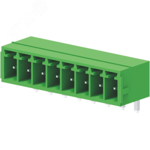 Изображение товара Клеммник на плату 3.5мм,12 контактов (под пайку) (шт)