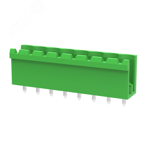 Изображение товара Клеммник на плату 5.0мм,12 контактов открытый(под пайку) (шт)
