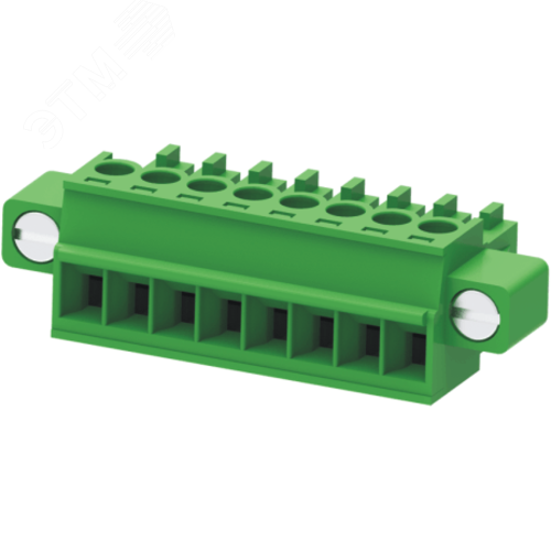 Изображение товара Клеммник винтовой на плату 3.5мм,14 контактов с фланцевым креплением (шт)