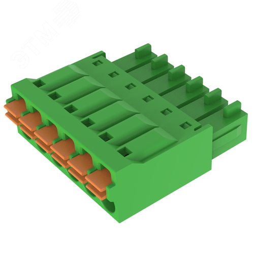 Изображение товара Клеммник push-in на плату 3.81мм,09 контактов (шт)