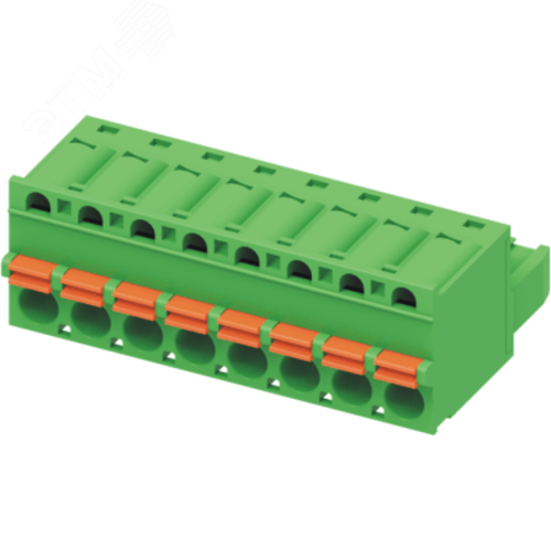 Изображение товара Клеммник push-in на плату 5.08мм,05 контактов (шт)