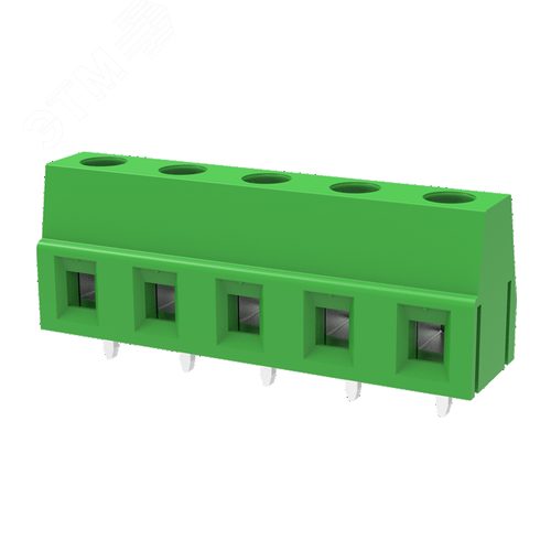 Изображение товара Клеммник винтовой на плату 7.62мм,06 контактов (под пайку) (шт)