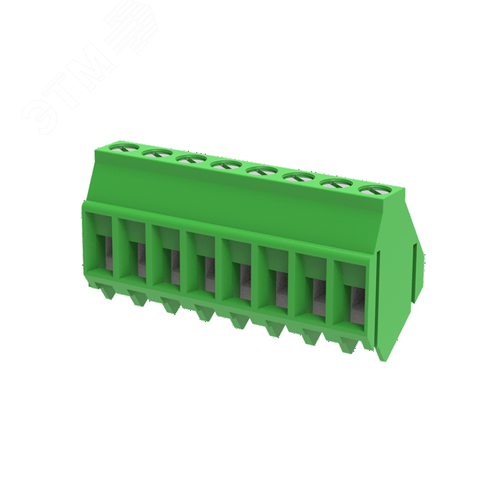 Изображение товара Клеммник винтовой на плату 5.08мм,02 контактов (под пайку) (шт)