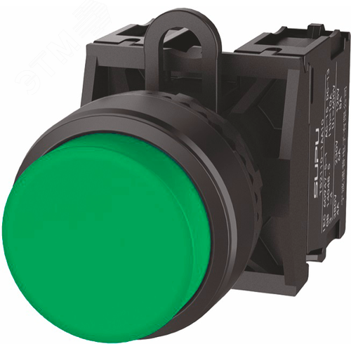 Изображение товара Головка кнопки TS2, выпуклая, с фиксацией, зел (шт)