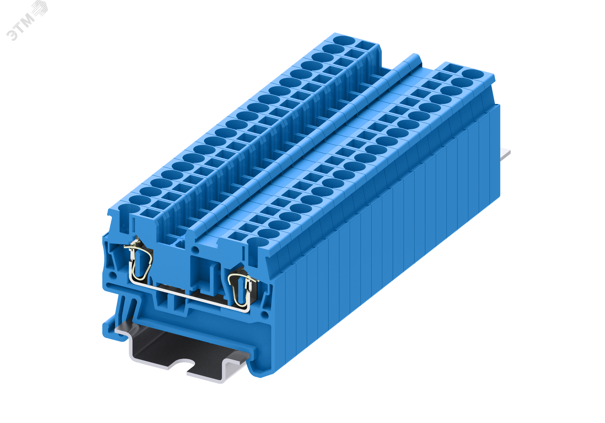 Изображение товара Клемма TC 1-1 пружинная, сечение 2,5 мм. кв., синяя (шт)