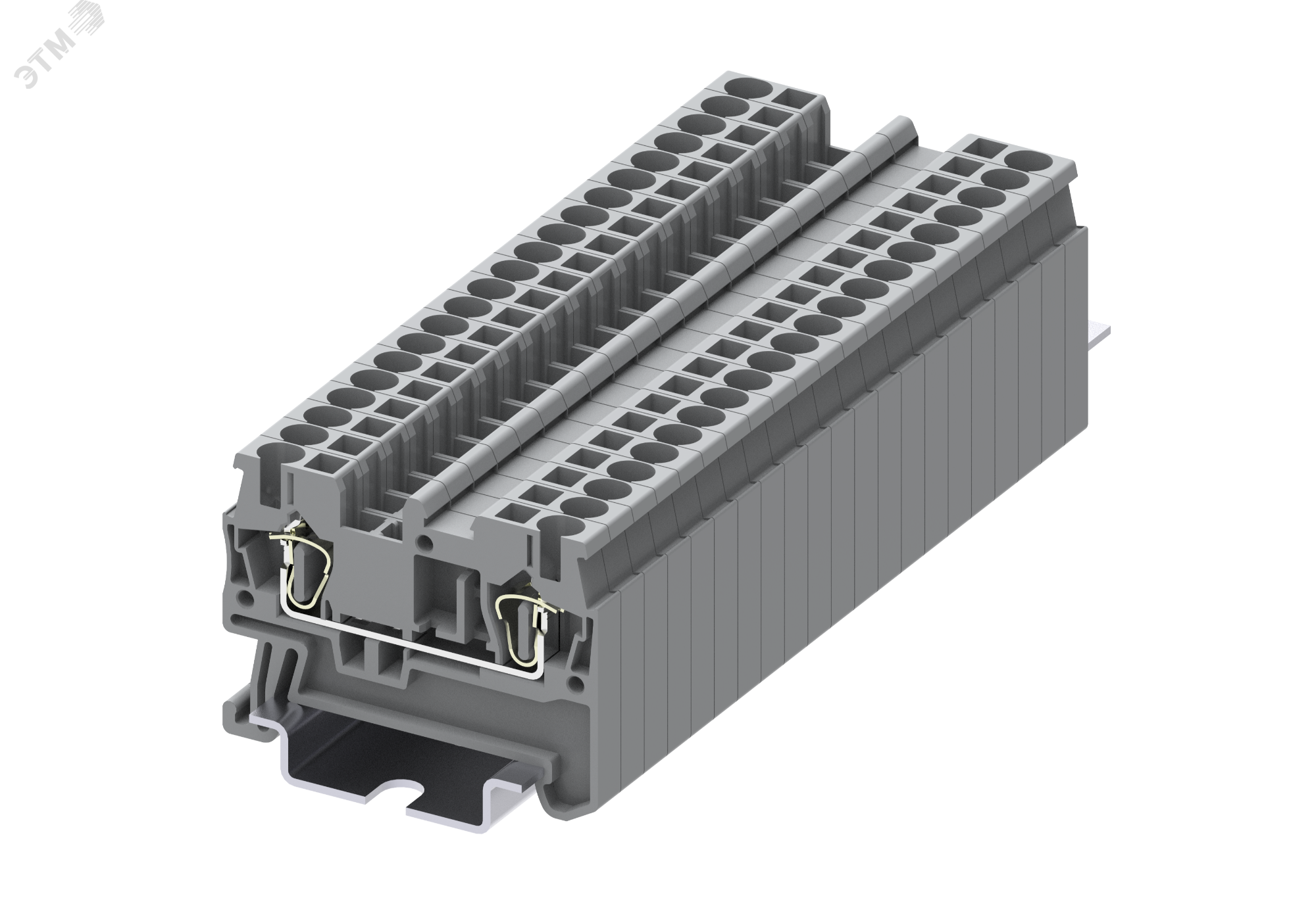 Изображение товара Клемма TC 1-1 пружинная, сечение 2,5 мм. кв., серая (шт)