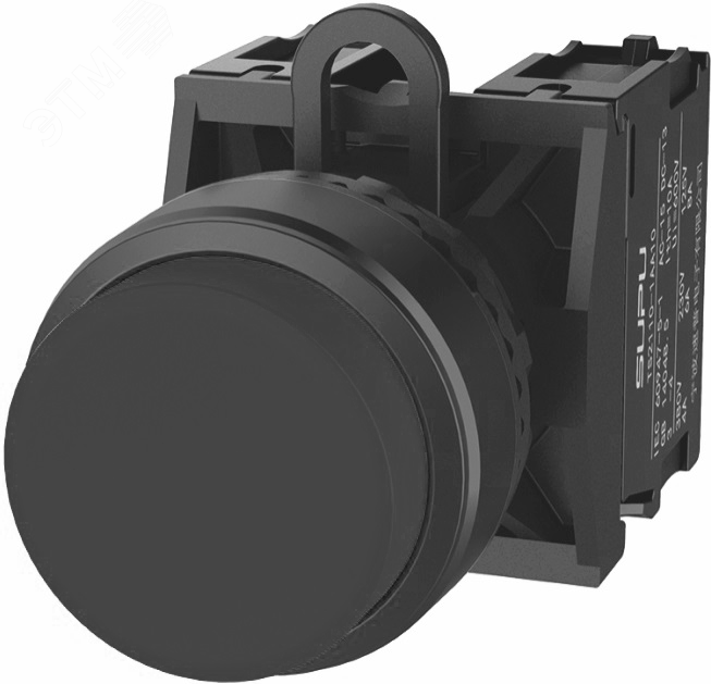 Изображение товара Кнопка TS2 SUPU TS2010-0BM60 с выпуклой головкой без фиксации 22 мм