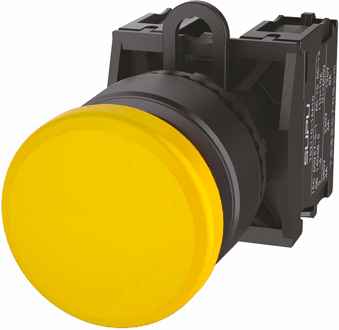 Изображение товара Головка кнопки TS2 грибовидная D30 мм желтая (шт) Изображение товара Головка кнопки TS2 грибовидная D30 мм желтая (шт)