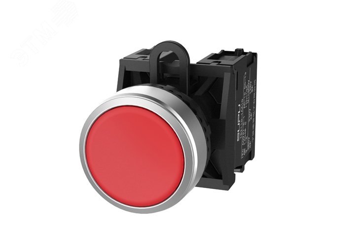 Изображение товара Головка кнопки TS2, плоская с метал. кольцом, с фиксацией, крас (шт) Изображение товара Головка кнопки TS2, плоская с метал. кольцом, с фиксацией, крас (шт)