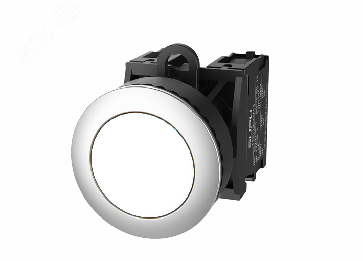 Изображение товара Кнопка SUPU TS2020-0CM50 IP67 22 мм белая светодиодная без фиксации