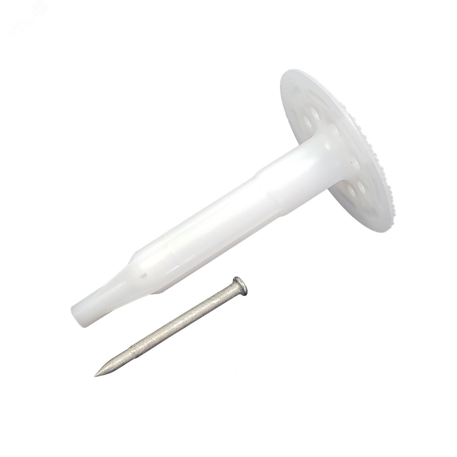 Изображение товара Дюбель тарельчатый с гвоздем для монтажа теплоизоляции GNINR-120-6-IP - упаковка 50 шт (6 упак./кор.) (упак)