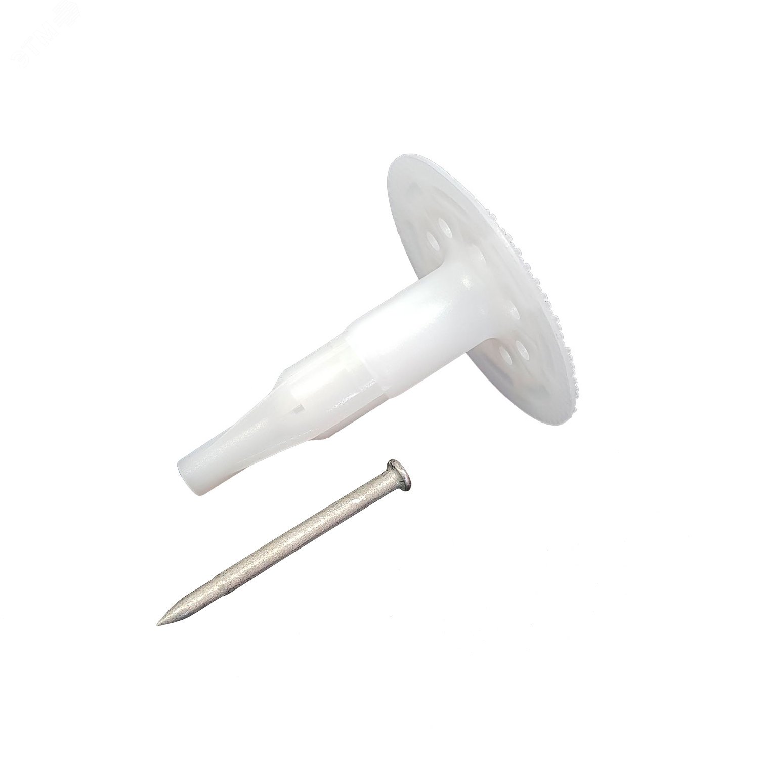 Изображение товара Дюбель тарельчатый с гвоздем для монтажа теплоизоляции GNINR-90-6-IP - упаковка 100 шт (6 упак./кор.) (упак)