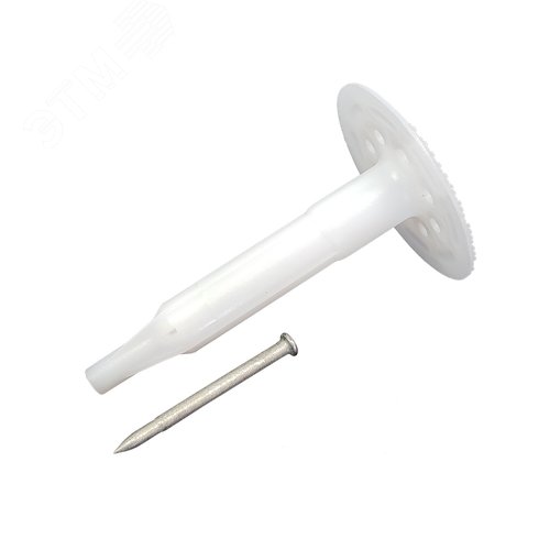 Изображение товара Дюбель тарельчатый с гвоздем для монтажного пистолета GNINR-50-6-IP - упаковка 100 шт (6 упак./кор.) (упак)