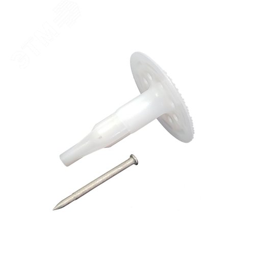 Изображение товара Дюбель тарельчатый с гвоздем для монтажного пистолета GNINR-90-6-IP - упаковка 100 шт (6 упак./кор.) (упак)