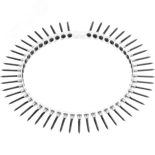 Изображение товара Саморезы в ленте ГВЛ-металл/дерево 3,9х35 (1000 шт) (упак)